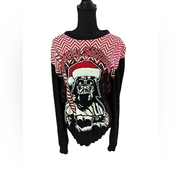 Star Wars Darth Vader Merry Sithmas Sweater Large - Picture 1 of 6